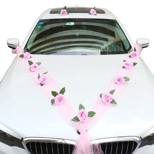 NYC wedding car Decorations service For Booking call 347-924-5987