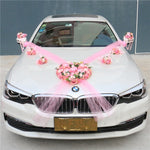 Flower Wedding Car Decor