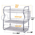 Steel Drainer Tray Kitchen