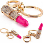 Lipstick Makeup Keyring