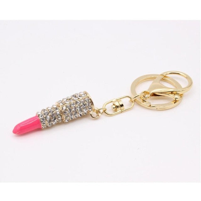 Lipstick Makeup Keyring